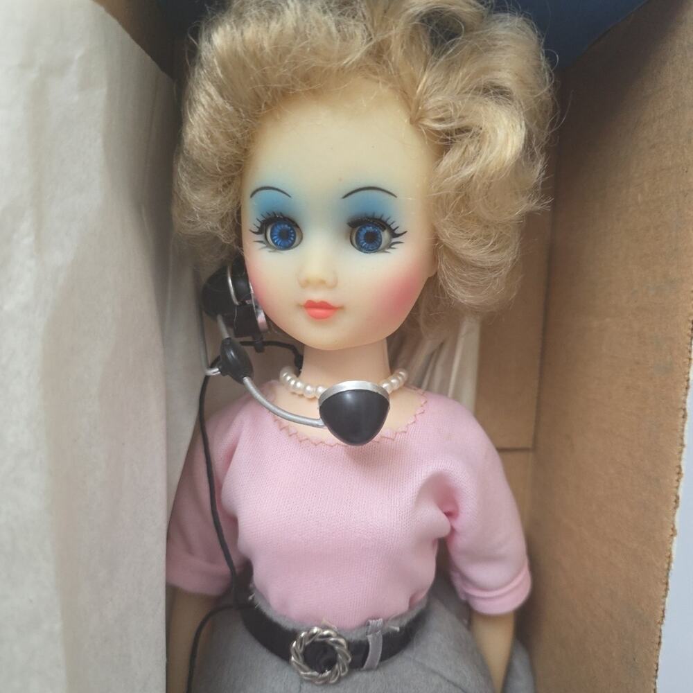 Vintage Telephone Operator Doll Telephone People Custom Designed w Box Collect